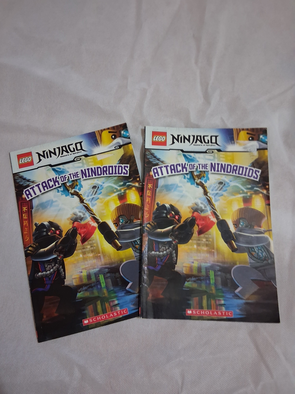 Lego Ninjago Attack of the Nindroids - Yellow, Black & Blue Cover